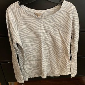 Banana Republic animal print long sleeve